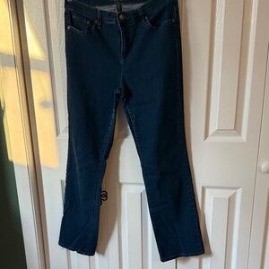 Stylish Dark Blue Women's Boot Cut Jeans